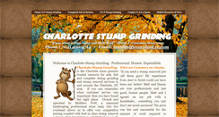 Desktop Screenshot of charlottestumpgrinding.com