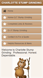 Mobile Screenshot of charlottestumpgrinding.com