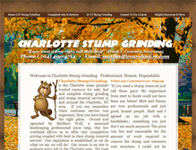 Tablet Screenshot of charlottestumpgrinding.com
